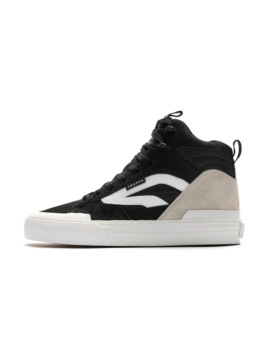 Кроссовки мужские высокие /FAZA, Mens midcut shoes, черно-белый