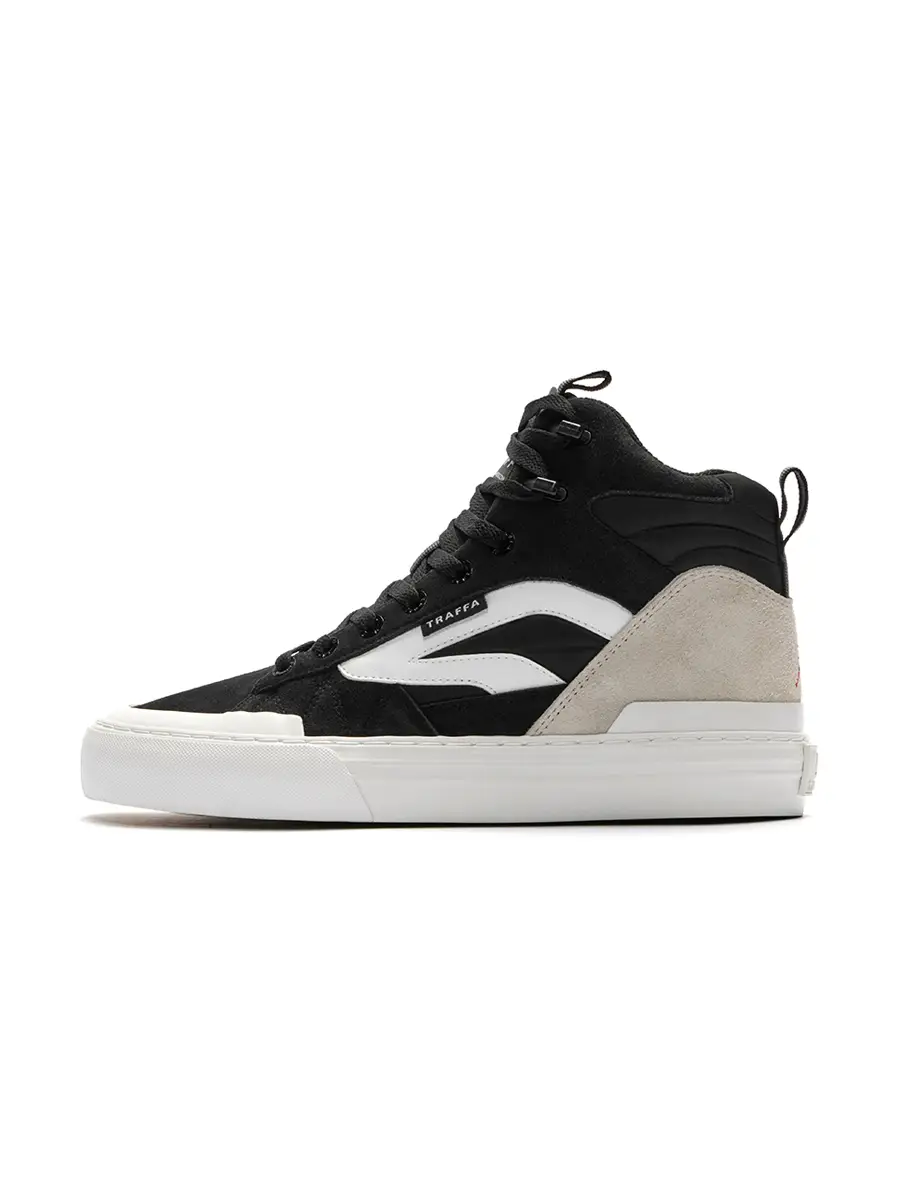 Кроссовки мужские высокие /FAZA, Mens midcut shoes, черно-белый