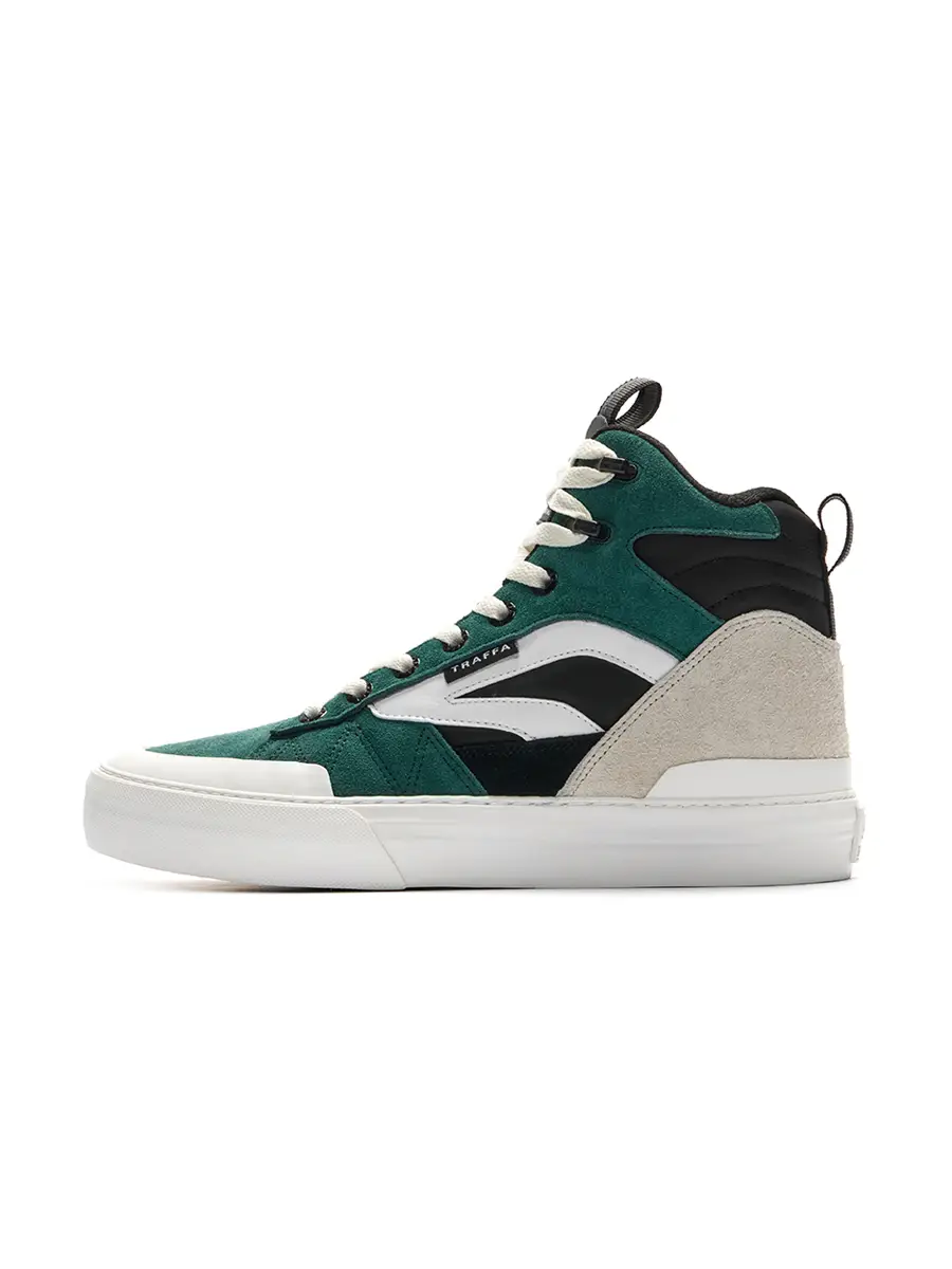 Кроссовки мужские высокие /FAZA, Mens midcut shoes, зеленый