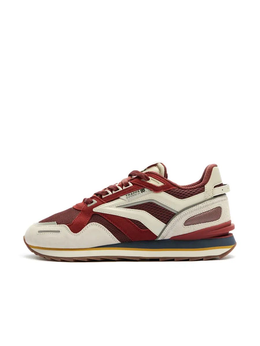 Кроссовки мужские/VERANGA, Mens low shoes, бордовый